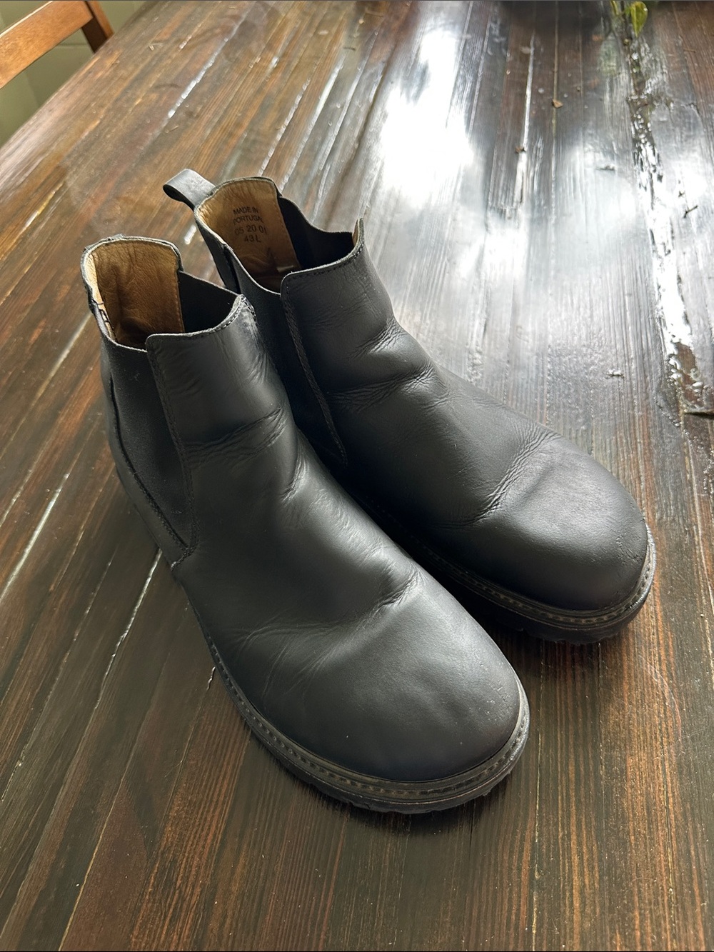 Birkenstock Black Leather Chelsea Ankle Boots